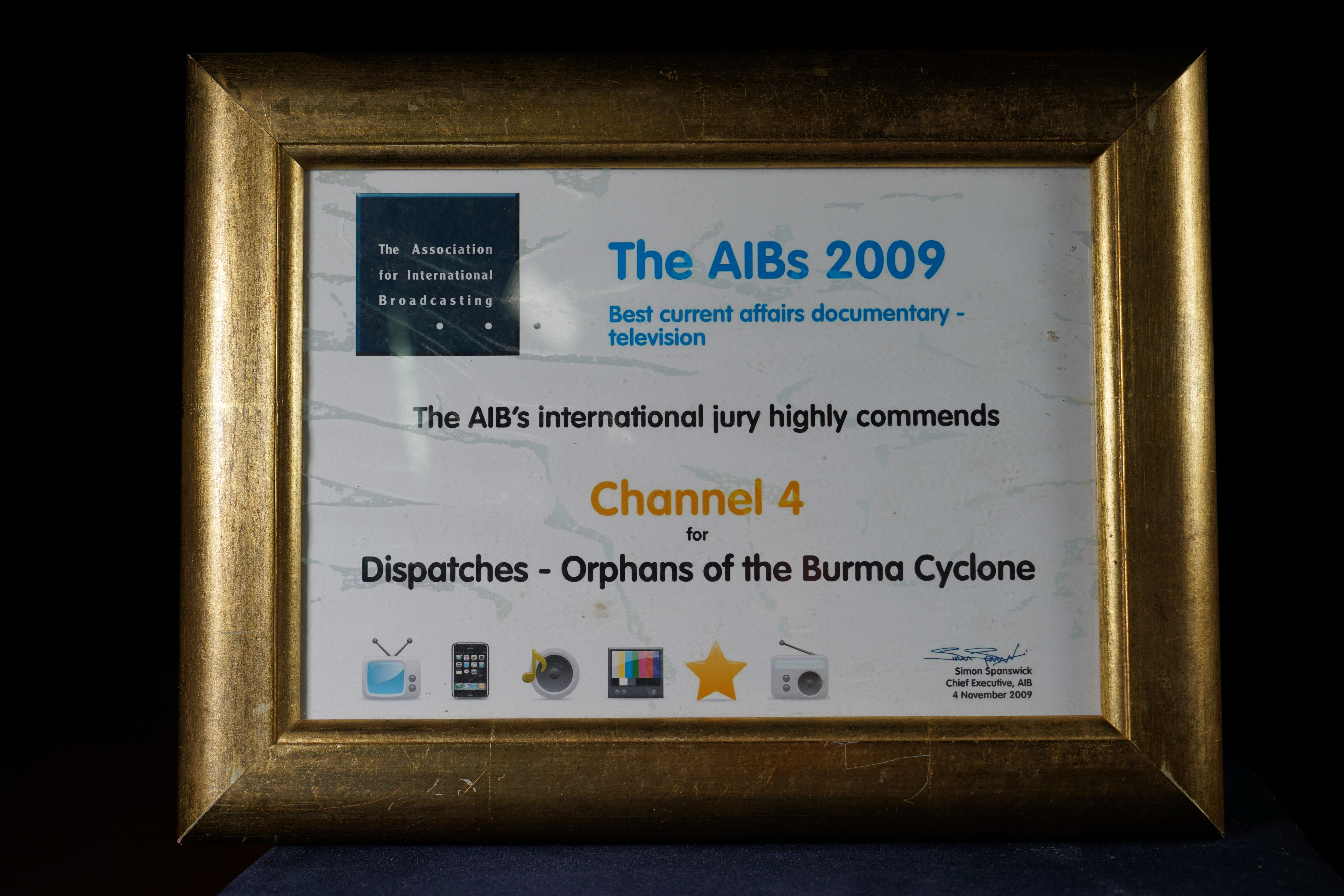 DVB AIBs Commendation 2009